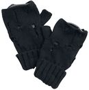 Knitted Gloves, Black Premium by EMP, Fingerhandschuhe