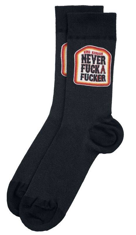 Never Fuck A Fucker Socks