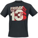 Block Logo, Friday the 13th, T-Shirt