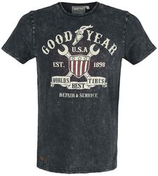 T-Shirt Homme Confortable, GoodYear, T-Shirt Manches courtes