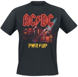 PWRUP Power Trip Live, AC/DC, T-Shirt Manches courtes