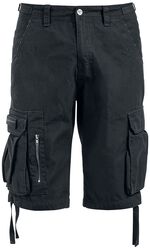 Army Vintage Shorts, Black Premium by EMP, Short