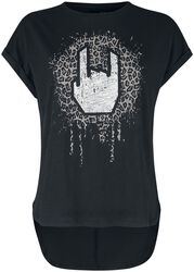 T-Shirt mit Leo-Rockhand, EMP Stage Collection, T-Shirt