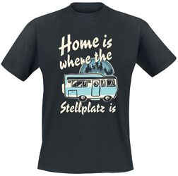 Home Is Where The Stellplatz Is, Slogans, T-Shirt Manches courtes
