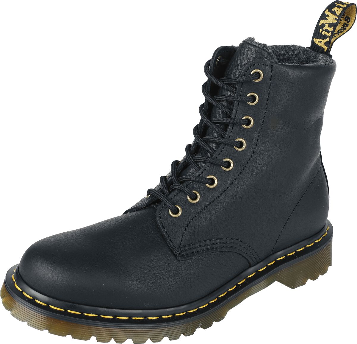 1460 Black Grizzly Martens Bottes EMP