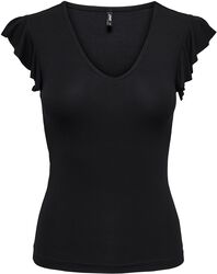 Onlbelia Cap Sleeve Top JRS NOOS, Only, T-Shirt Manches courtes