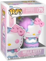 Hello Kitty (50th Anniversary) Vinyl Figur 75, Hello Kitty, Funko Pop!