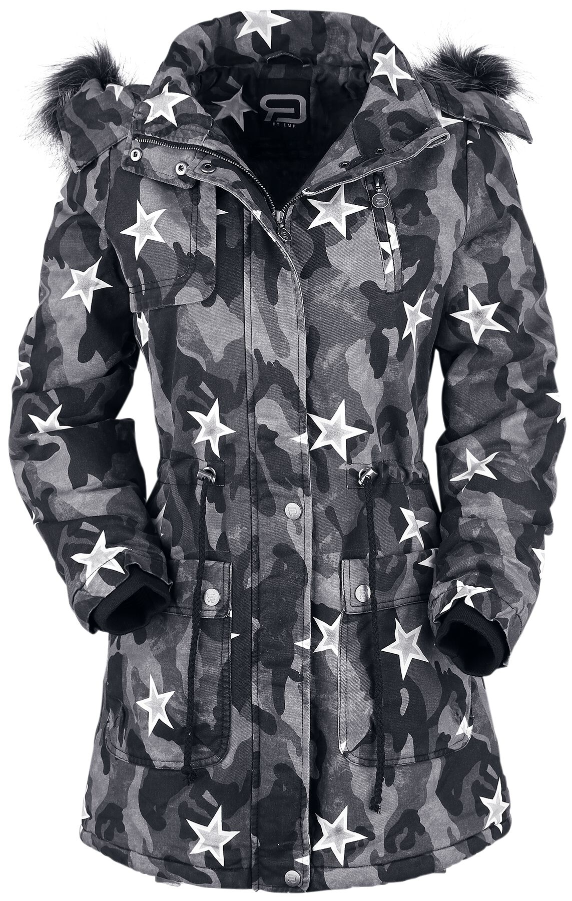 She Rules Emp Winterjacke Damen Camouflage Jacken Damen Camouflage