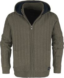 Knitwear hoodie, Black Premium by EMP, Giacca di mezza stagione