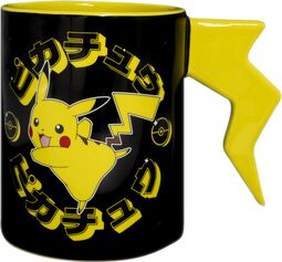 Pikachu lightning - 3D mug, Pokémon, Tazza