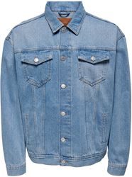 ONSRICK OVZ MID.BLUE 5427 JACKET NOOS, ONLY and SONS, Jeansjacke