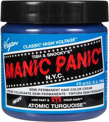 Atomic Turquoise - Classic, Manic Panic, Teinture pour cheveux