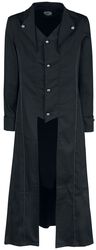 Black Classic Coat, H&R London, Militärmantel