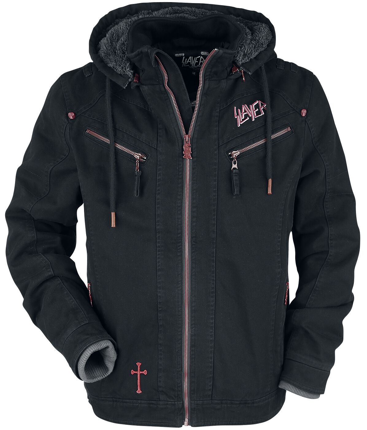 Markenkleidung Emp Frauen Jacken Ladies Parka RED By EMP