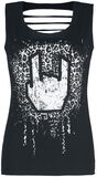 Top mit Rockhand und Cut-Outs, EMP Stage Collection, Top
