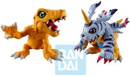 Banpresto - Agumon and Gabumon Ultimate Evolution, Digimon Adventure, Action Figure da collezione
