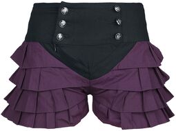 Skort with Ruffles, Gothicana by EMP, Short