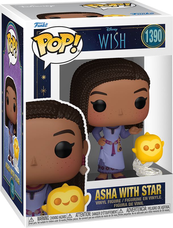 Asha with Star Vinyl Figur 1390