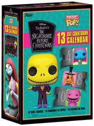 13 Day Countdown Calendar (Blacklight), The Nightmare Before Christmas, Funko Pop!