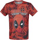 Deadpool - Allover, Deadpool, T-Shirt