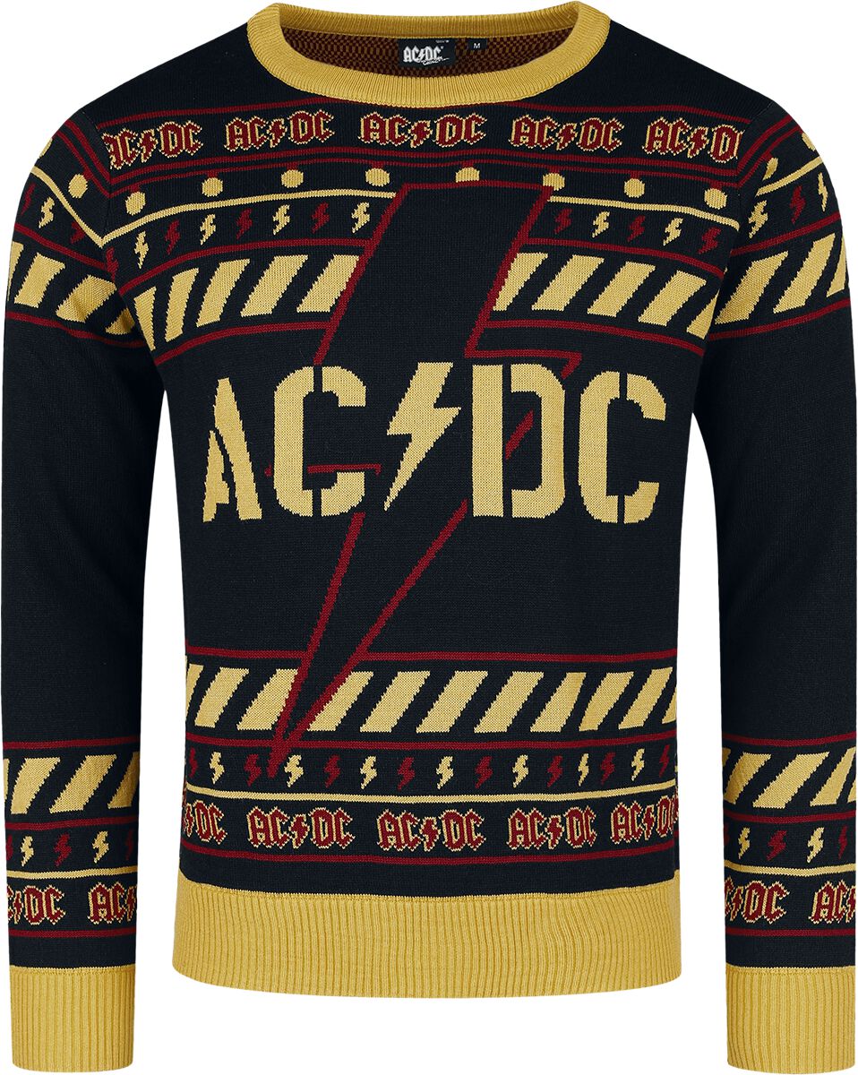 Holiday Sweater AC/DC Pull de Noël EMP