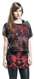 Batik Bones Shirt, Rock Rebel by EMP, T-Shirt