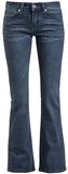 Grace - Dunkelblaue Jeans mit Schlag, Black Premium by EMP, Jeans
