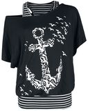 Bird Anchor Top, Innocent, T-Shirt