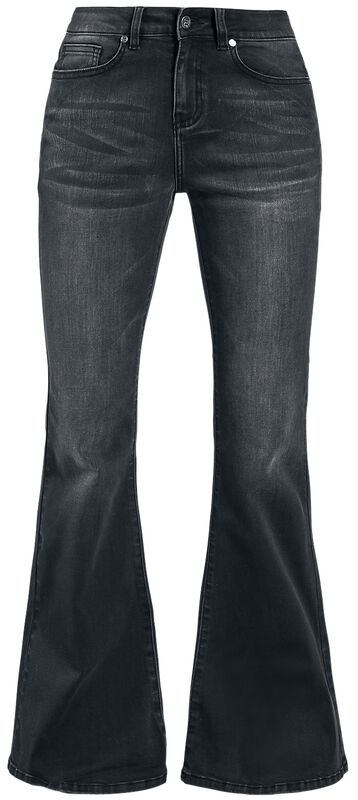 Jil - Schwarze Jeans mit leichter Waschung