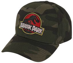 Camo Logo, Jurassic Park, Cap