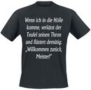 Willkommen Meister, Willkommen Meister, T-Shirt