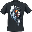 4 - Soldier, Battlefield, T-Shirt