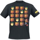 Äpfel und Boxen, Crash Bandicoot, T-Shirt