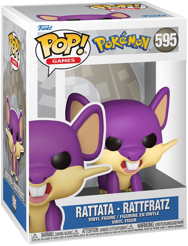 Rattata - Rattfratz Vinyl Figur 595