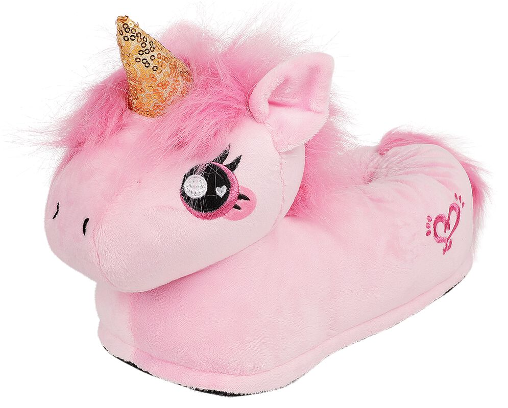 Chaussons Adultes Licorne Rose