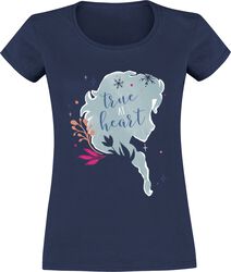 True At Heart, La Reine Des Neiges, T-Shirt Manches courtes