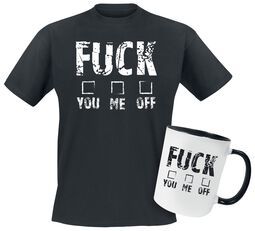 Coffret Cadeau - Fuck You Me Off, Slogans, T-Shirt Manches courtes