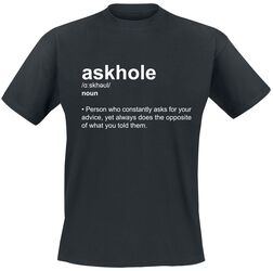 Definition Askhole, Sprüche, T-Shirt