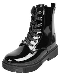 Black Patent PU Boots, Dockers by Gerli, Kinder Boots