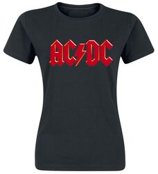 Red Logo, AC/DC, T-Shirt