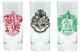 Hogwarts, Slytherin und Gryffindor, Harry Potter, Trinkglas