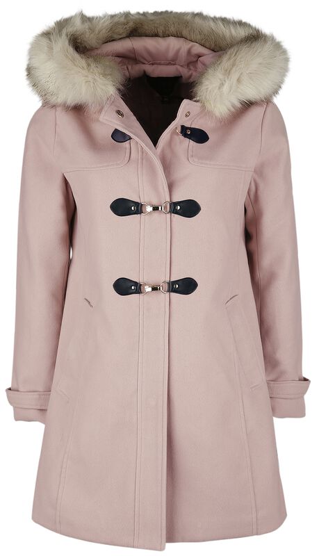Nude Clasp Front Duffle Coat