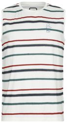 Tank Top With Stripes, RED by EMP, Tank-Top