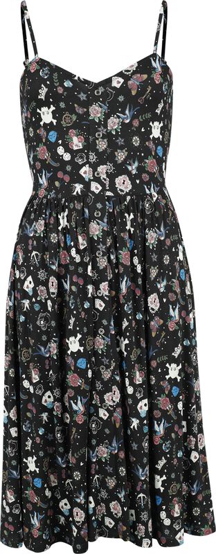 Dress with Old School Print