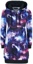 Kleid mit Galaxyprint