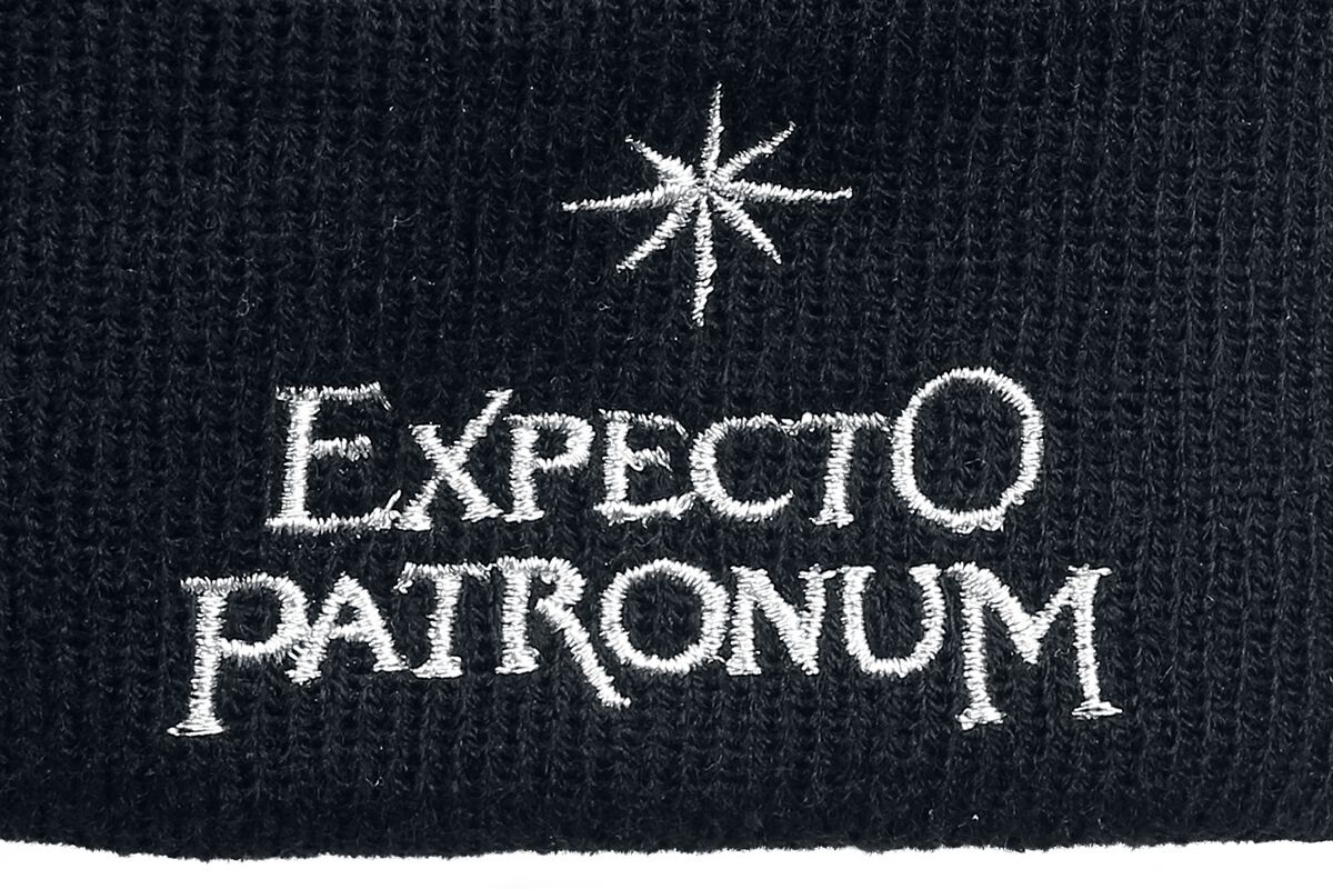Harry Potter - Bonnet Expecto Patronum avec Pompon Noir