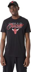 Script Tee - Chicago Bulls, New Era - NBA, T-Shirt Manches courtes