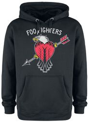 Amplified Collection - Eagle Tattoo, Foo Fighters, Sweat-shirt à capuche