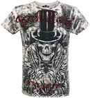 Top-Hat Skull Vintage, Rock Rebel by EMP, T-Shirt
