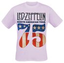 North American Tour '75, Led Zeppelin, T-Shirt